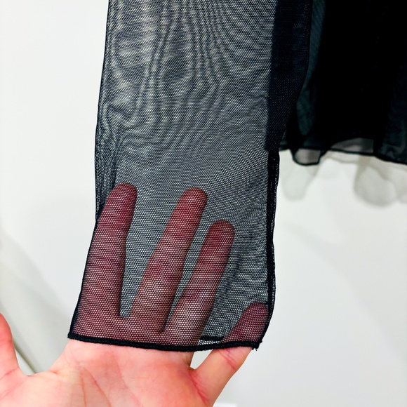 KOLLONTAÏ Landon black sheer top - Picture 5 of 10